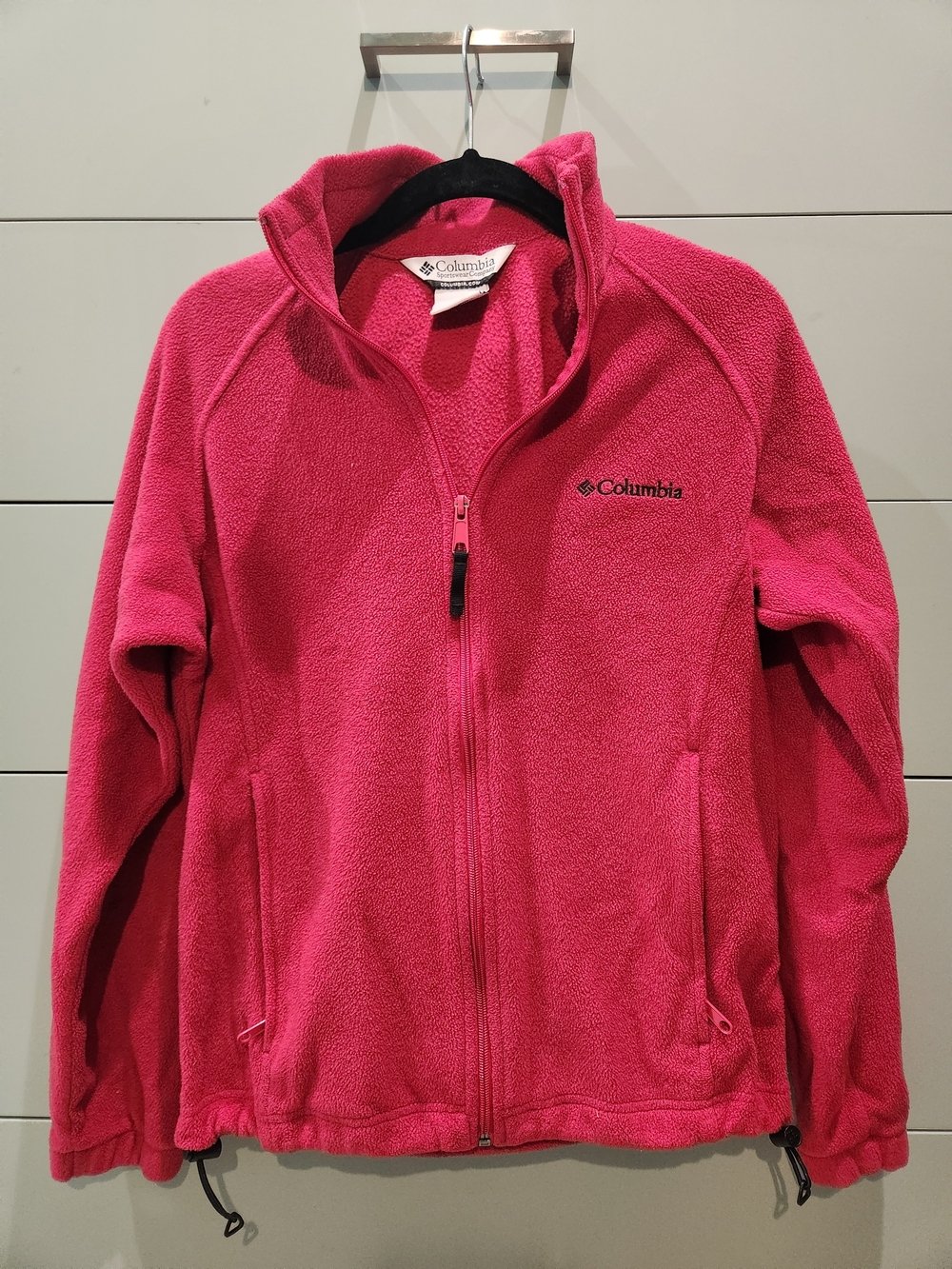 Columbia Hot Pink Full-Zip Fleece Jacket